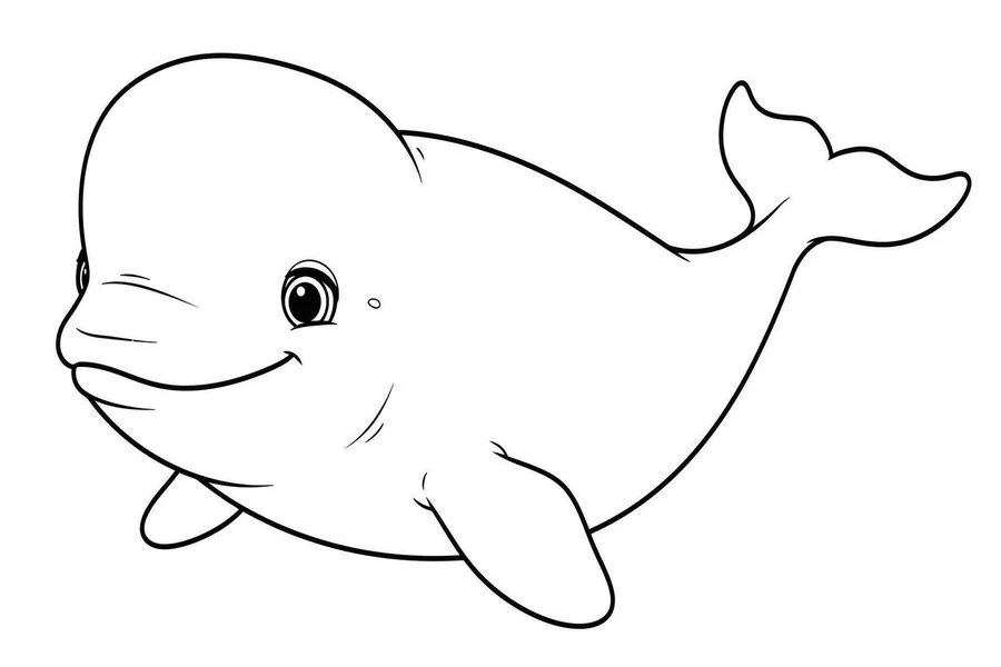 whales easy drawing